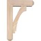 Ekena Millwork Imperial Craftsman Smooth Bracket w/ Offset Brace, Douglas Fir, 5 1/2"W x 16"D x 24"H BKT0604X16X24IMP04SDF - alternate 2